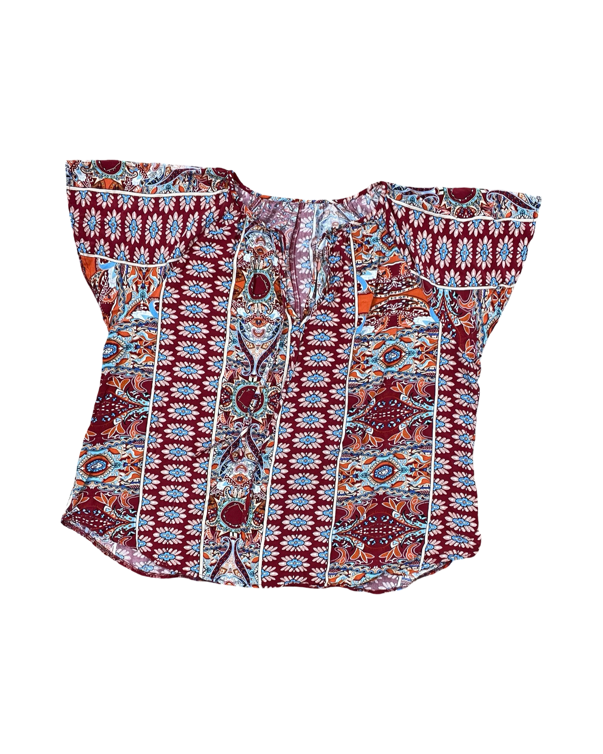 Top Ss By Shein In Red, Size:3X