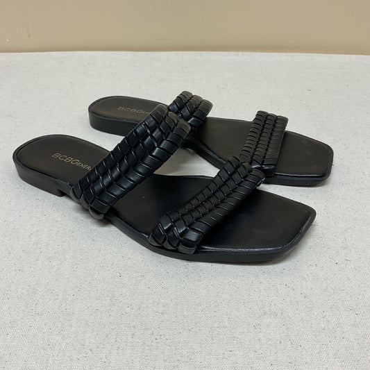 Sandals Flats By Bcbgeneration In Black, Size:7