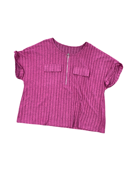 Top Ss By Shein In Pink, Size:3X