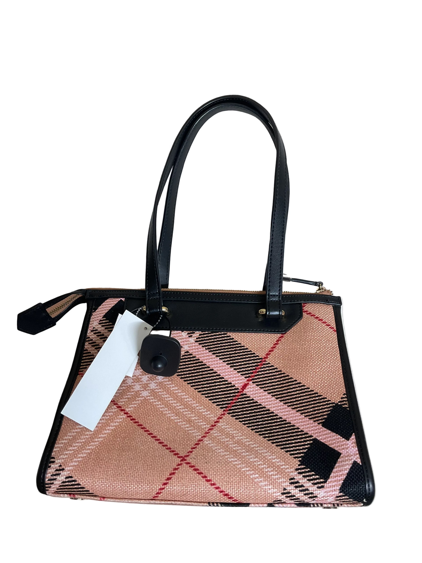Handbag Designer By Spartina In Black & Pink, Size:Medium