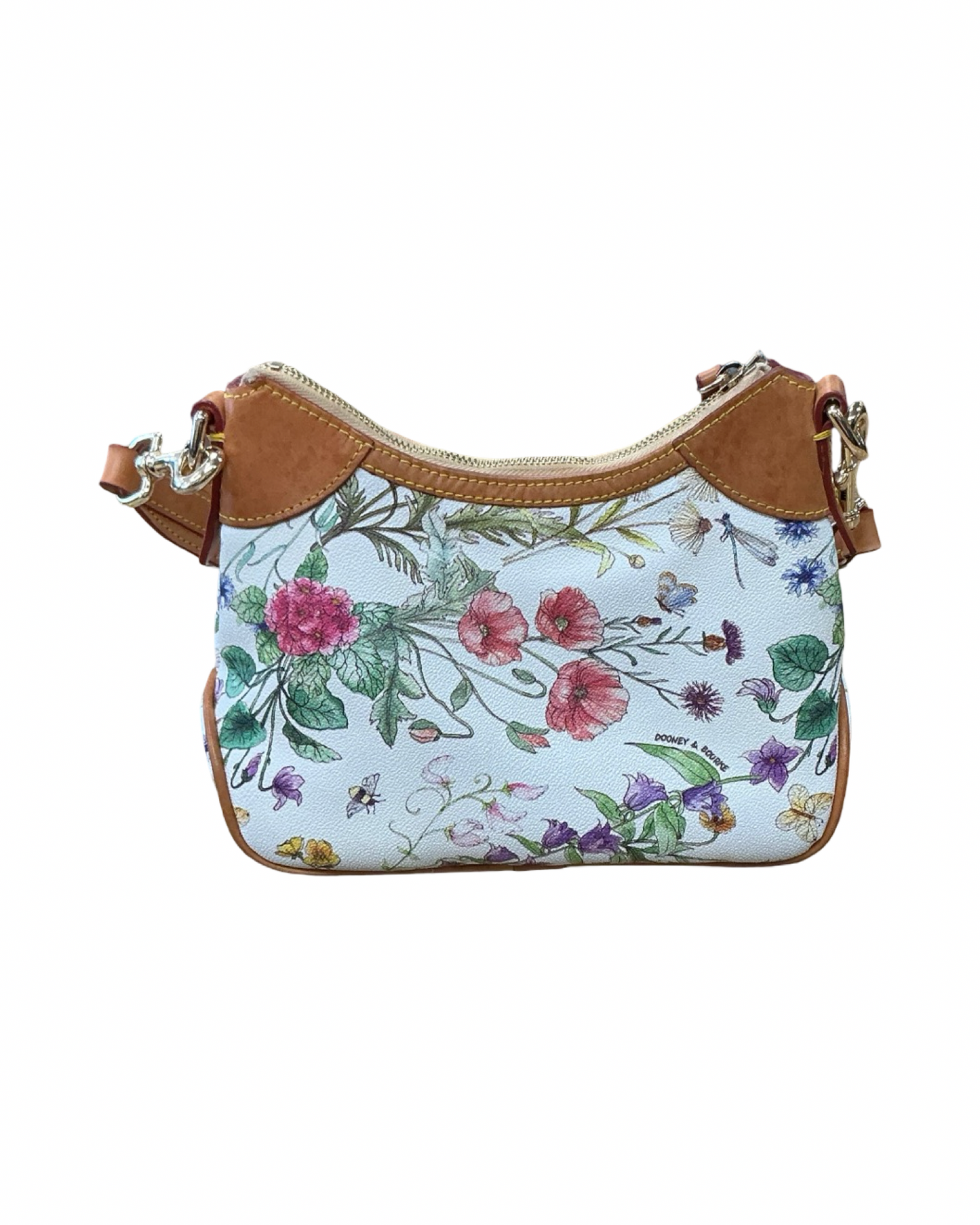 Handbag Designer By Dooney And Bourke In White, Size:Small