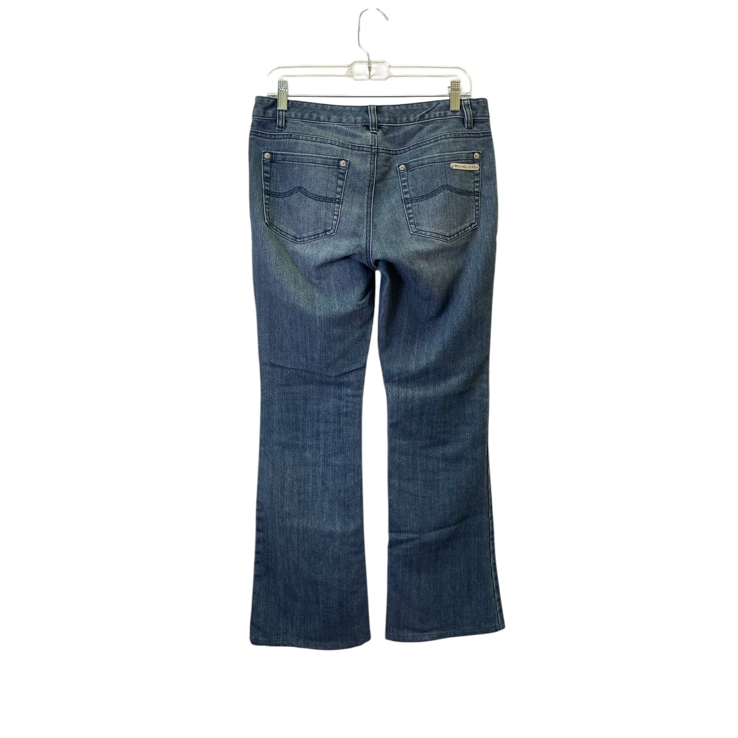 Jeans Flared By Michael By Michael Kors In Blue, Size:6