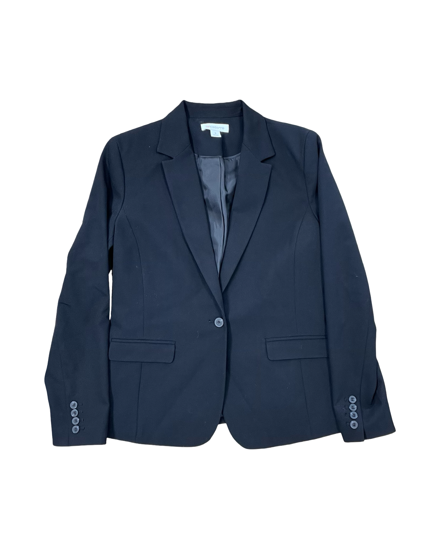 Blazer By Liz Claiborne In Black, Size:M