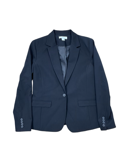 Blazer By Liz Claiborne In Black, Size:M