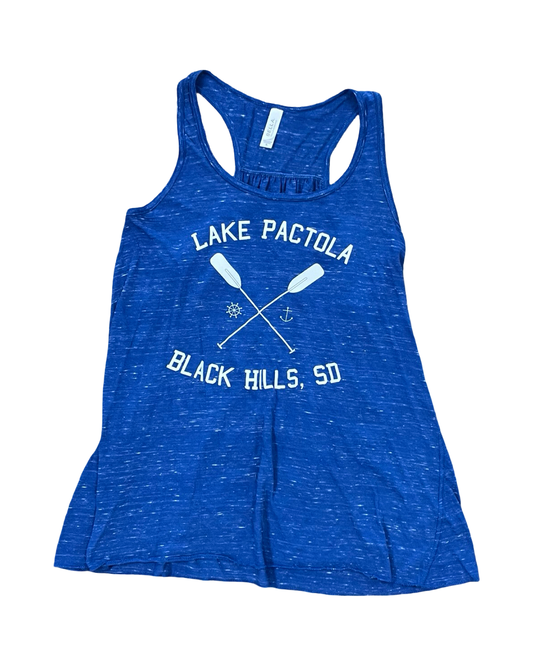 Top Sleeveless By Bella + Canvas In Blue, Size:Xl