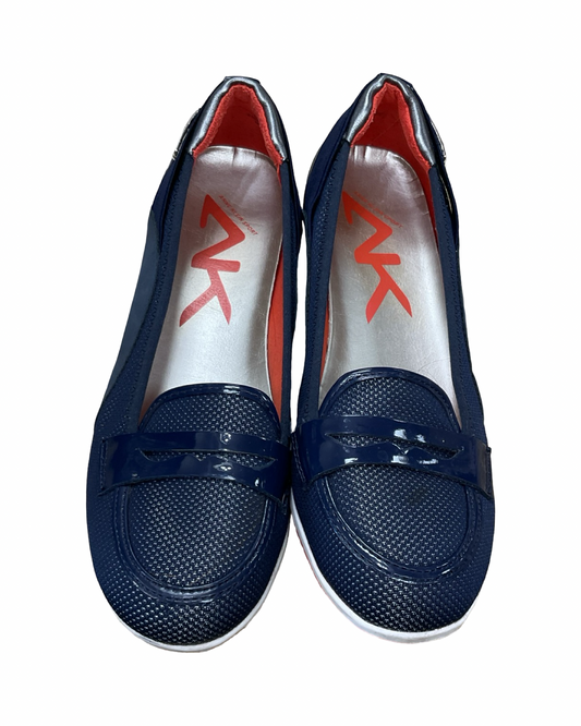 Shoes Flats By Anne Klein In Blue & Orange, Size:8