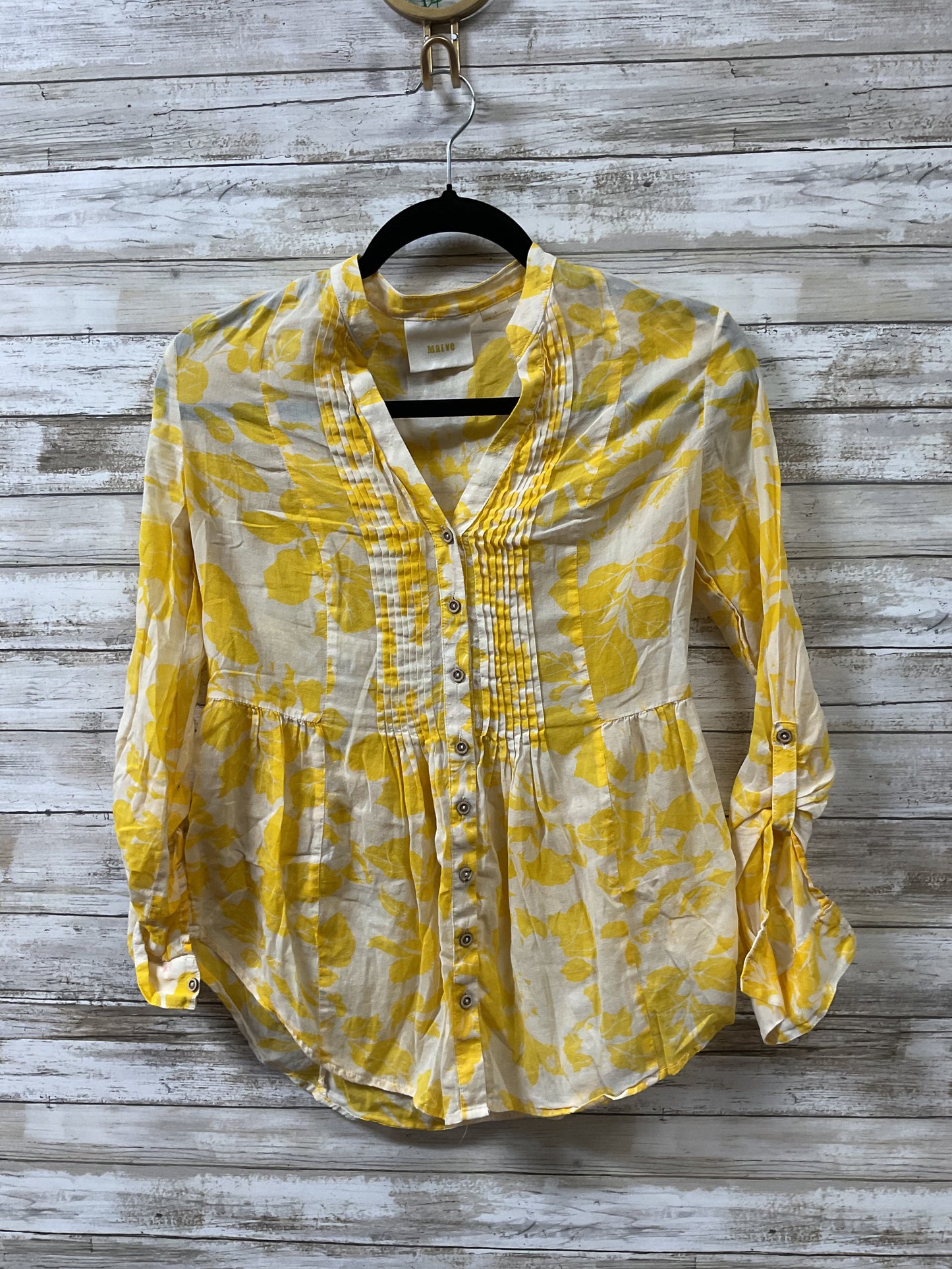 Top Ls By Maeve In Yellow, Size:0