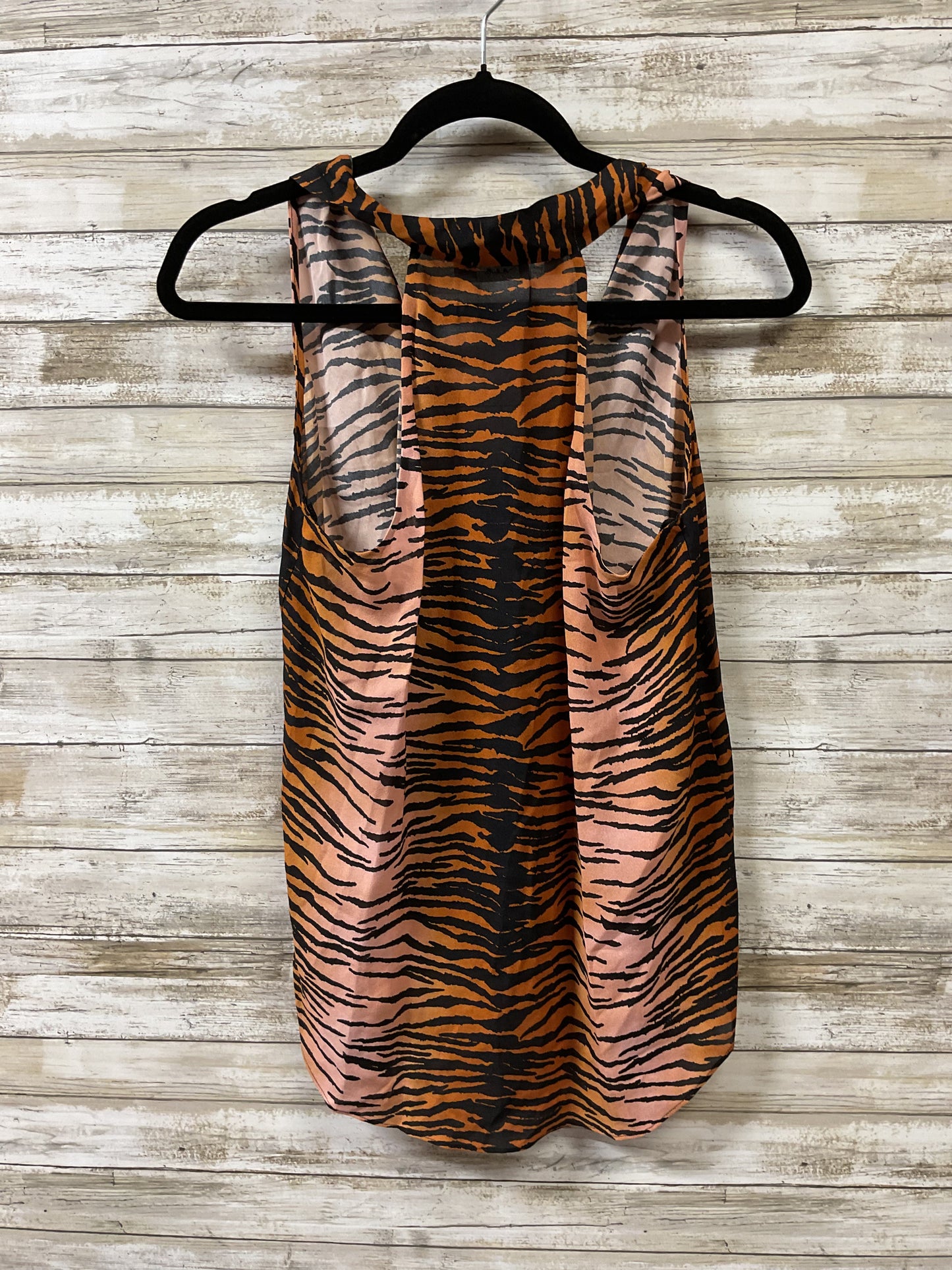 Top Sleeveless By Alc In Animal Print, Size:2