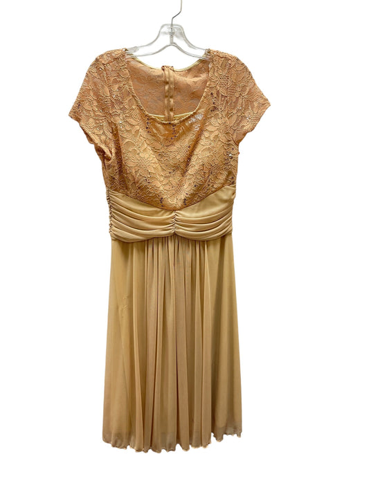Dress Party Long By Rory In Gold, Size:Xxl