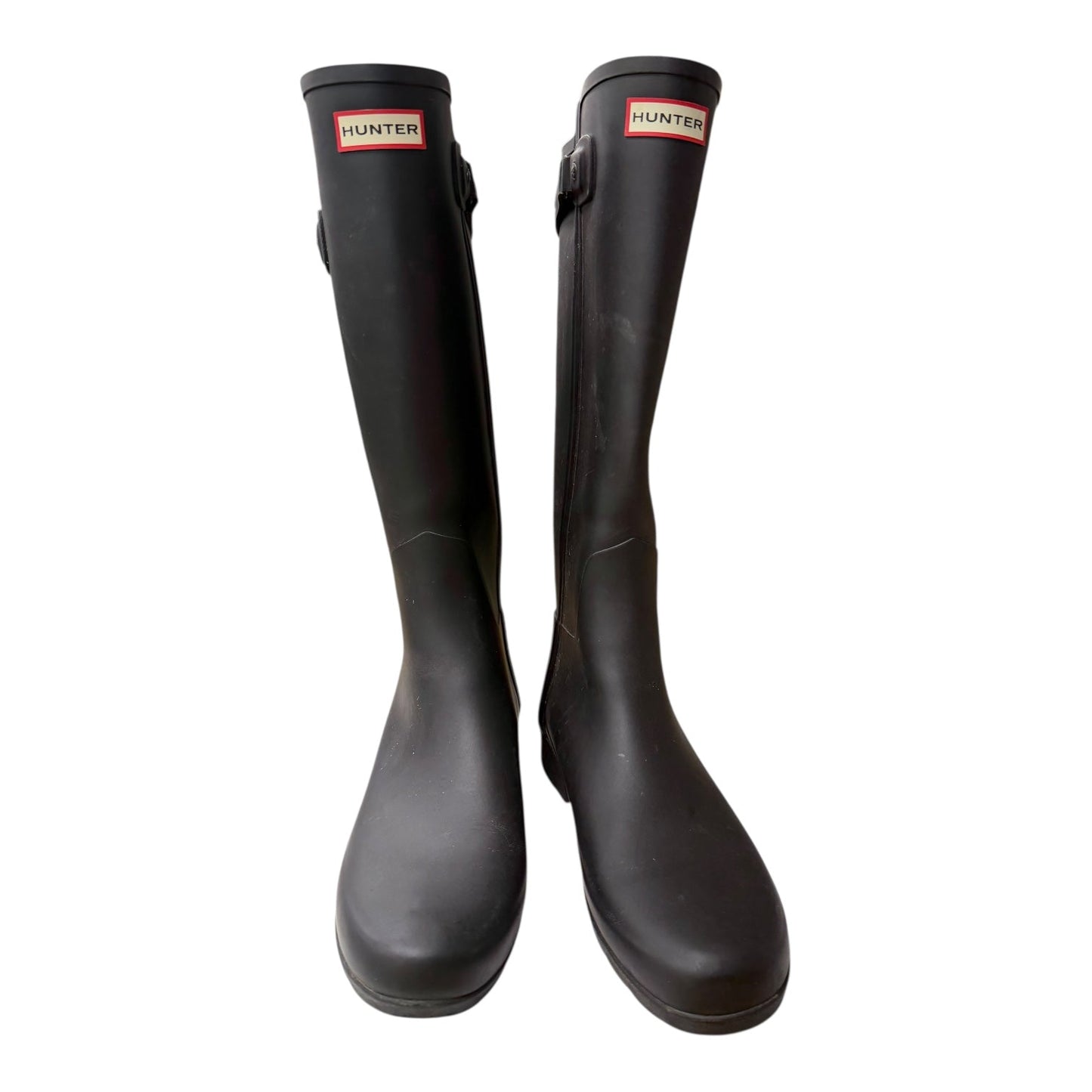 Boots Rain By Hunter In Black, Size:10