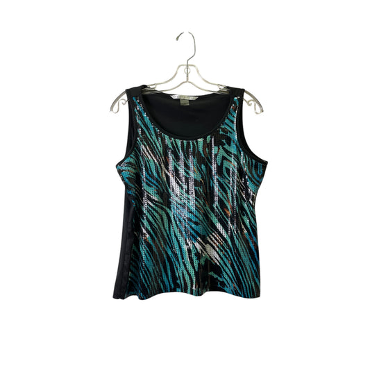 Top Sleeveless By Peter Nygard In Green, Size:M