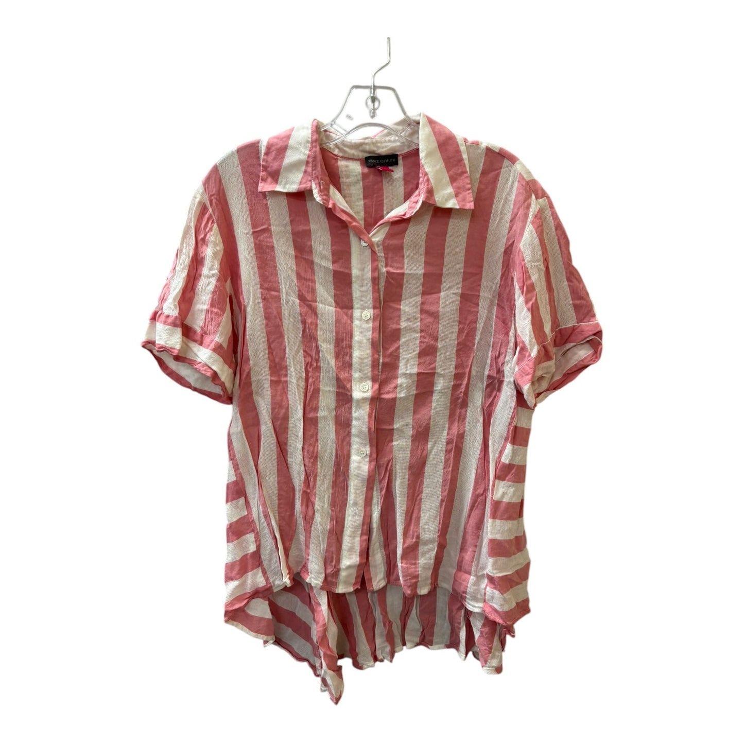 Top Ss By Vince Camuto In Pink & White, Size:Xs
