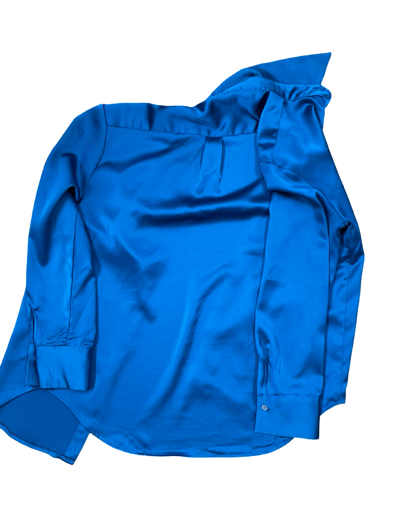 Blouse Ls By Rachel Zoe In Blue, Size:L