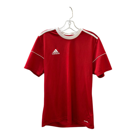 Top Ss By Adidas In Red & White, Size:M