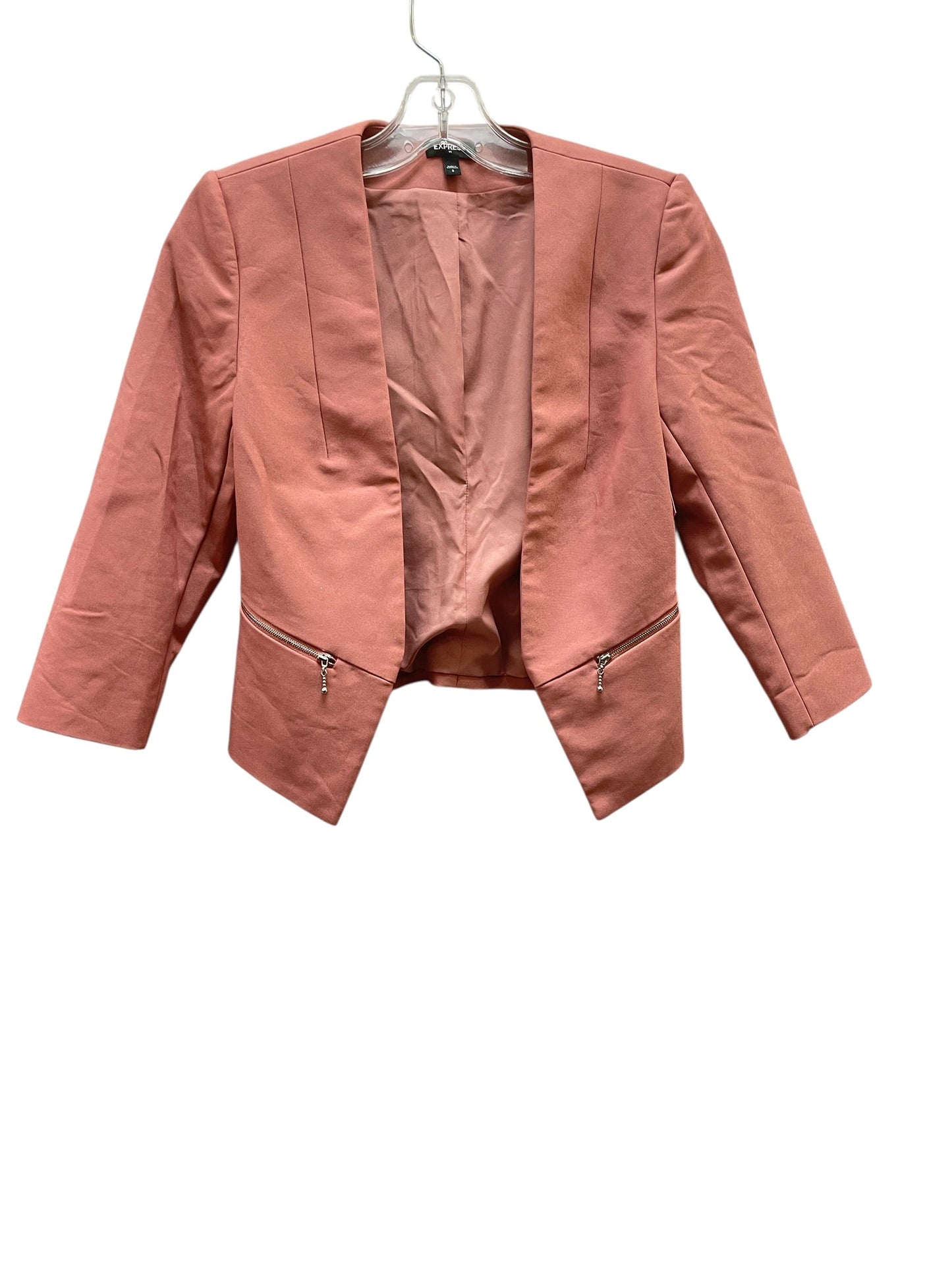 Blazer By Express In Coral, Size:0