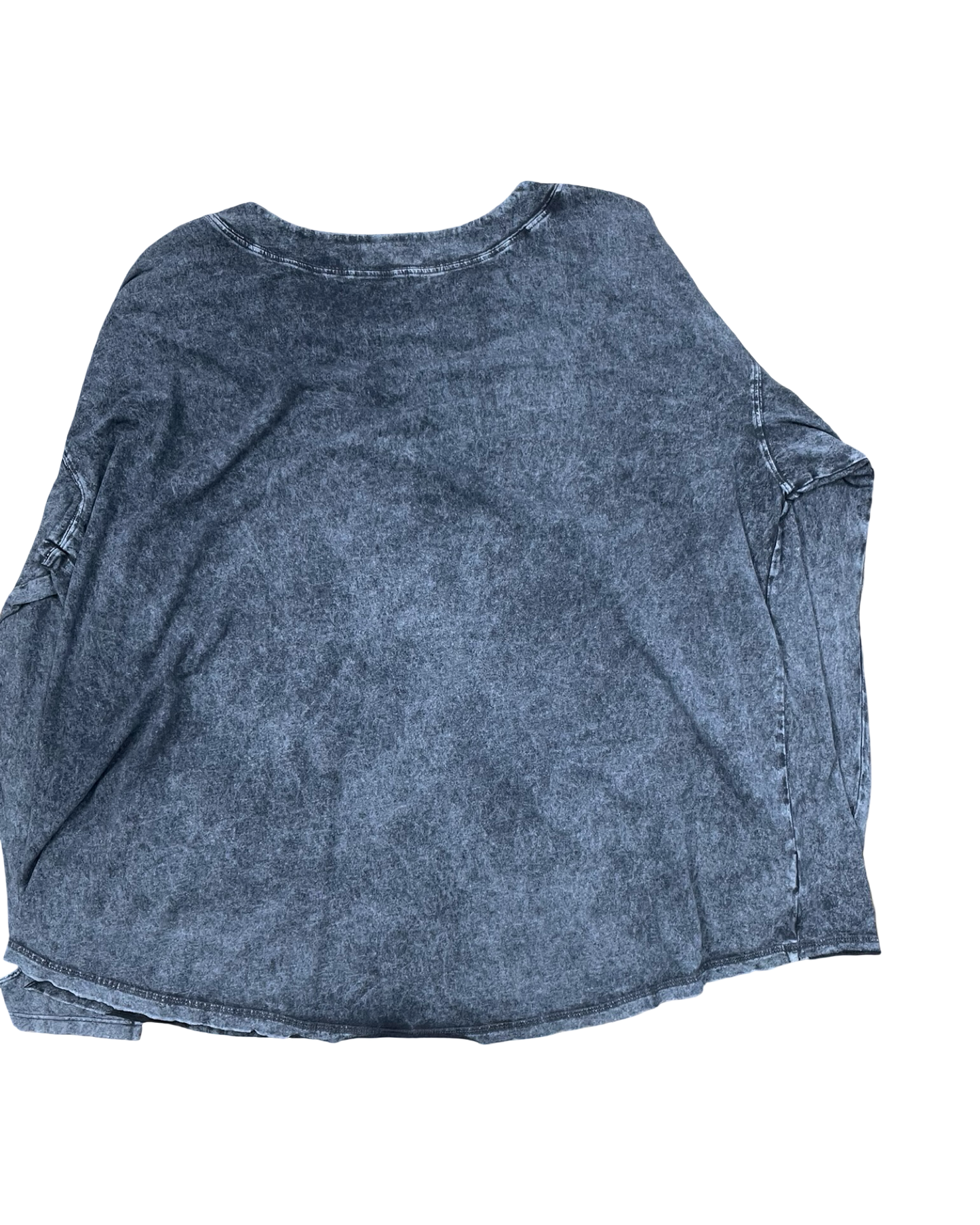 Top Ls By Logo In Grey, Size:3X