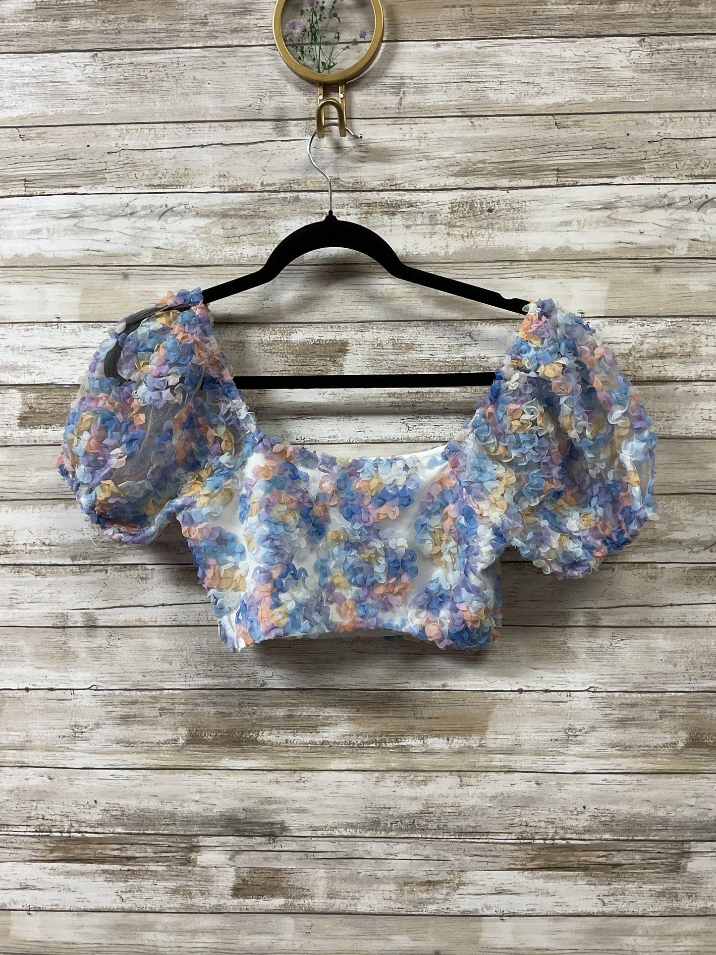 Top Ss By Le Lis In Blue & Purple, Size:Xs