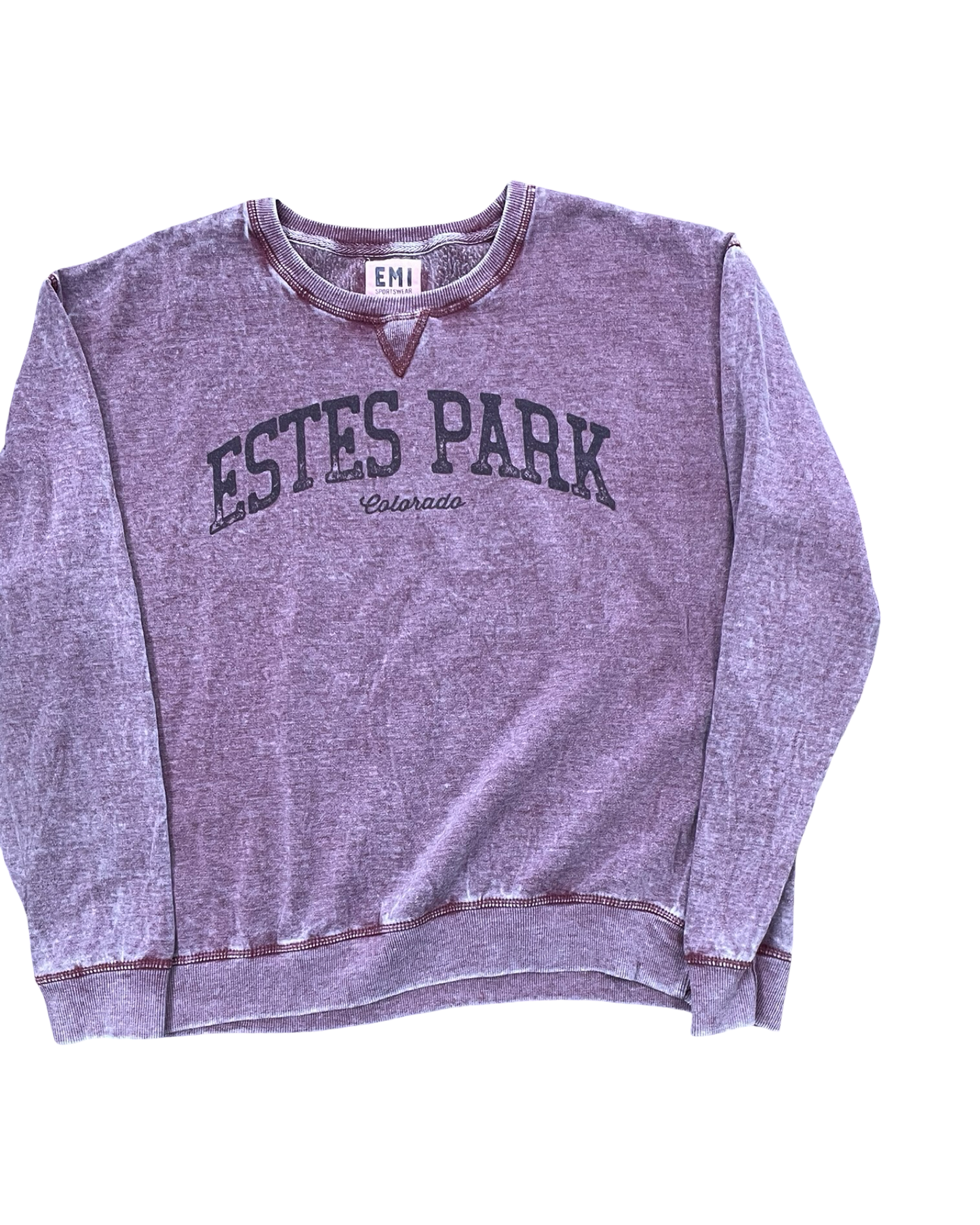 Sweatshirt Crewneck By Clothes Mentor In Maroon, Size:2X