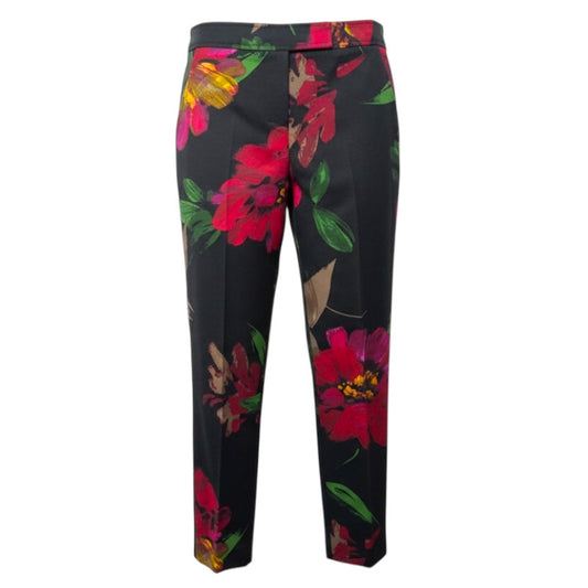 Sheree Mid-Rise Ankle Pants By Trina Turk In Floral Print, Size: 2