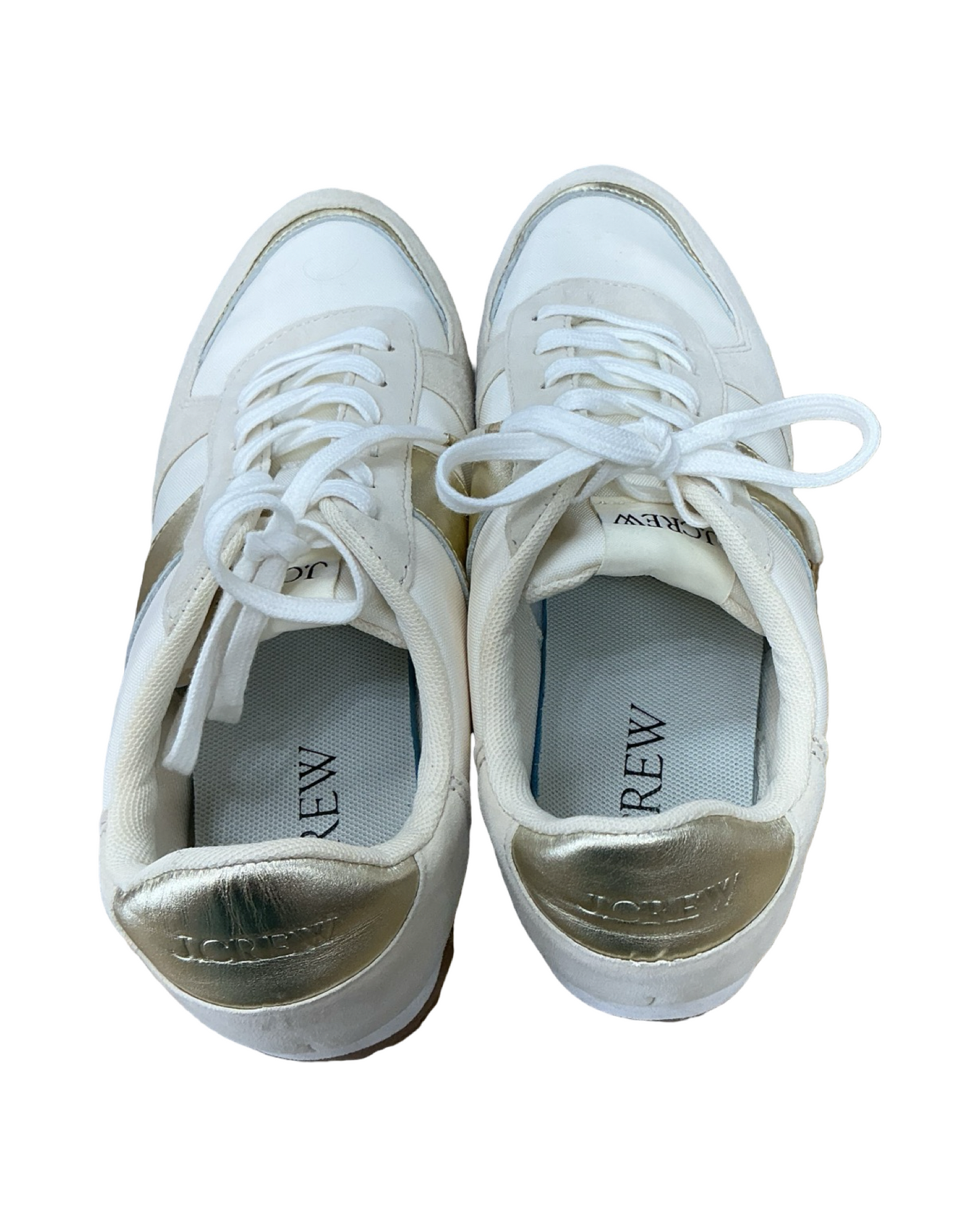 Shoes Sneakers By J. Crew In Cream & Tan, Size:8