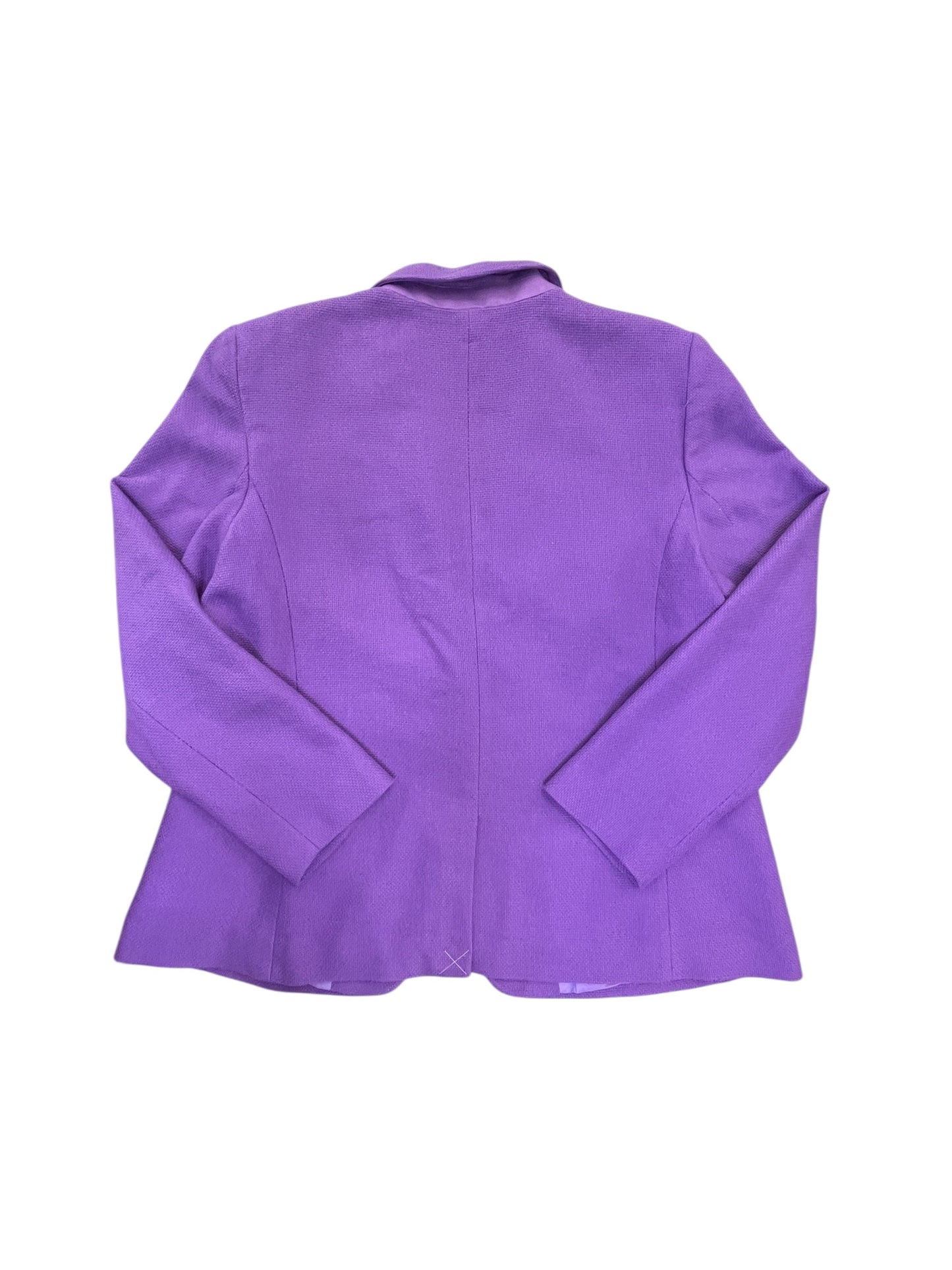 Blazer By Ann Taylor In Purple, Size:Xl
