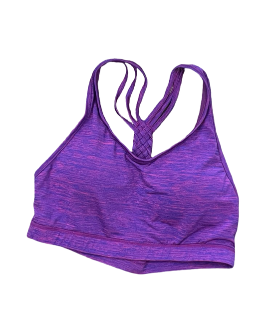 Athletic Bra By Clothes Mentor In Purple, Size:L