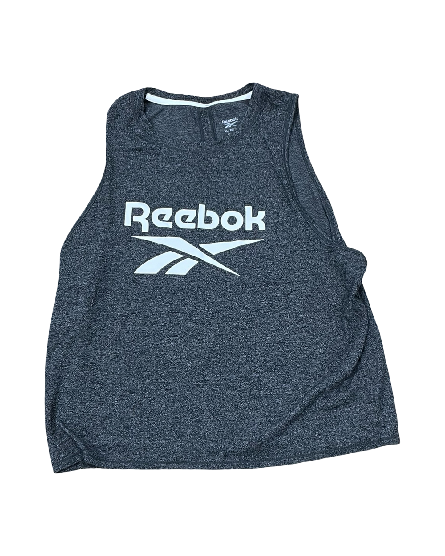 Athletic Tank Top By Reebok In Grey, Size:Xl