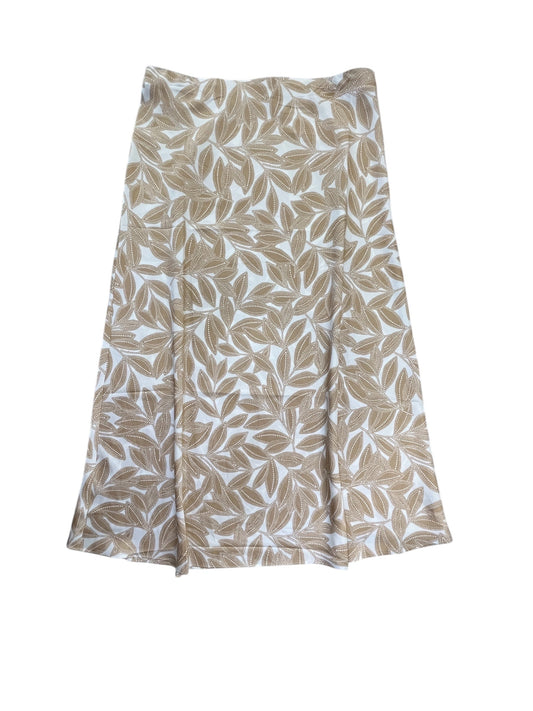 Skirt Midi By Loft In Tan, Size:L