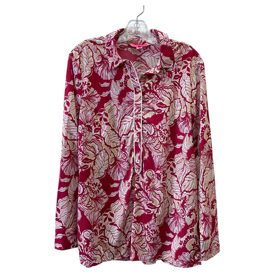 Top Ls Designer By Lilly Pulitzer In Red, Size:M
