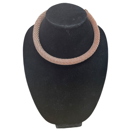 Necklace Statement By Bcbgmaxazria In Rose Gold