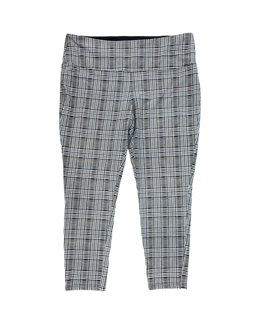 Pants Leggings By Natural Reflections In Black & White, Size:Xxl