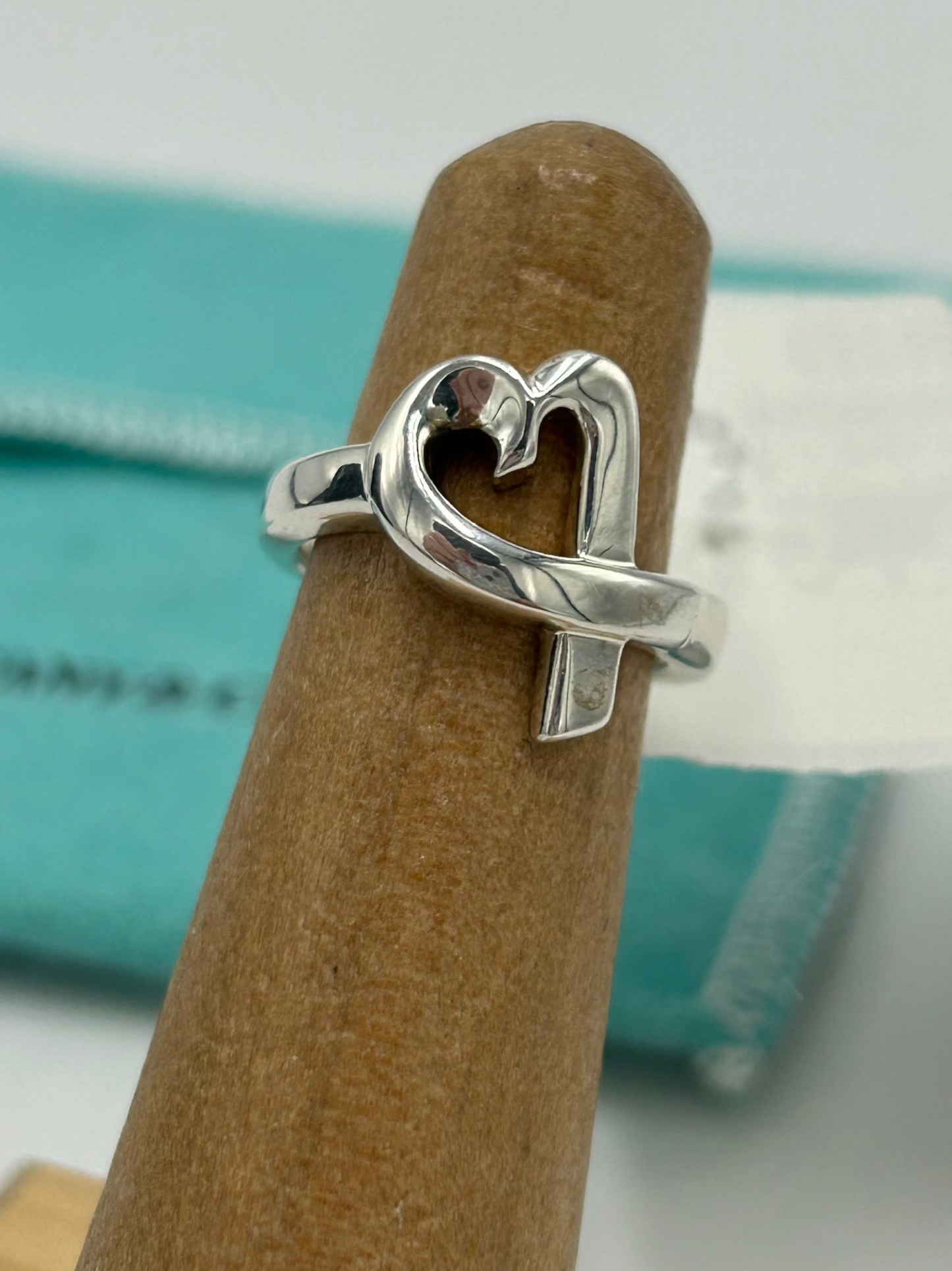 Tiffany & Company Paloma Picasso Loving Heart Ring in Size: 4