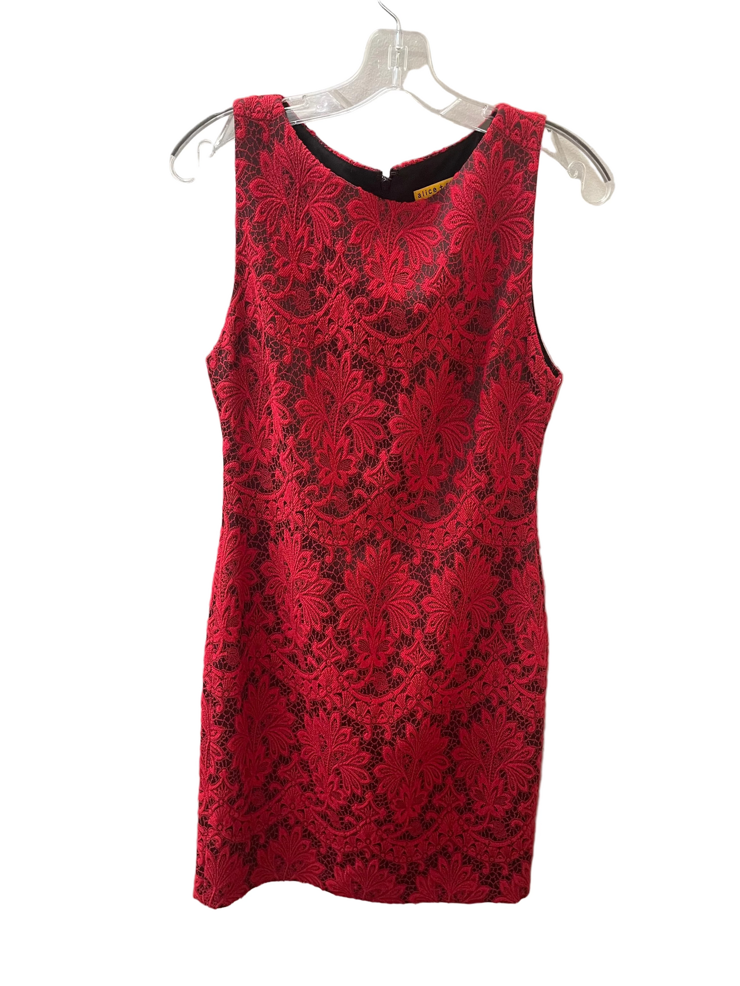 Dress Designer By Alice + Olivia In Red, Size:M