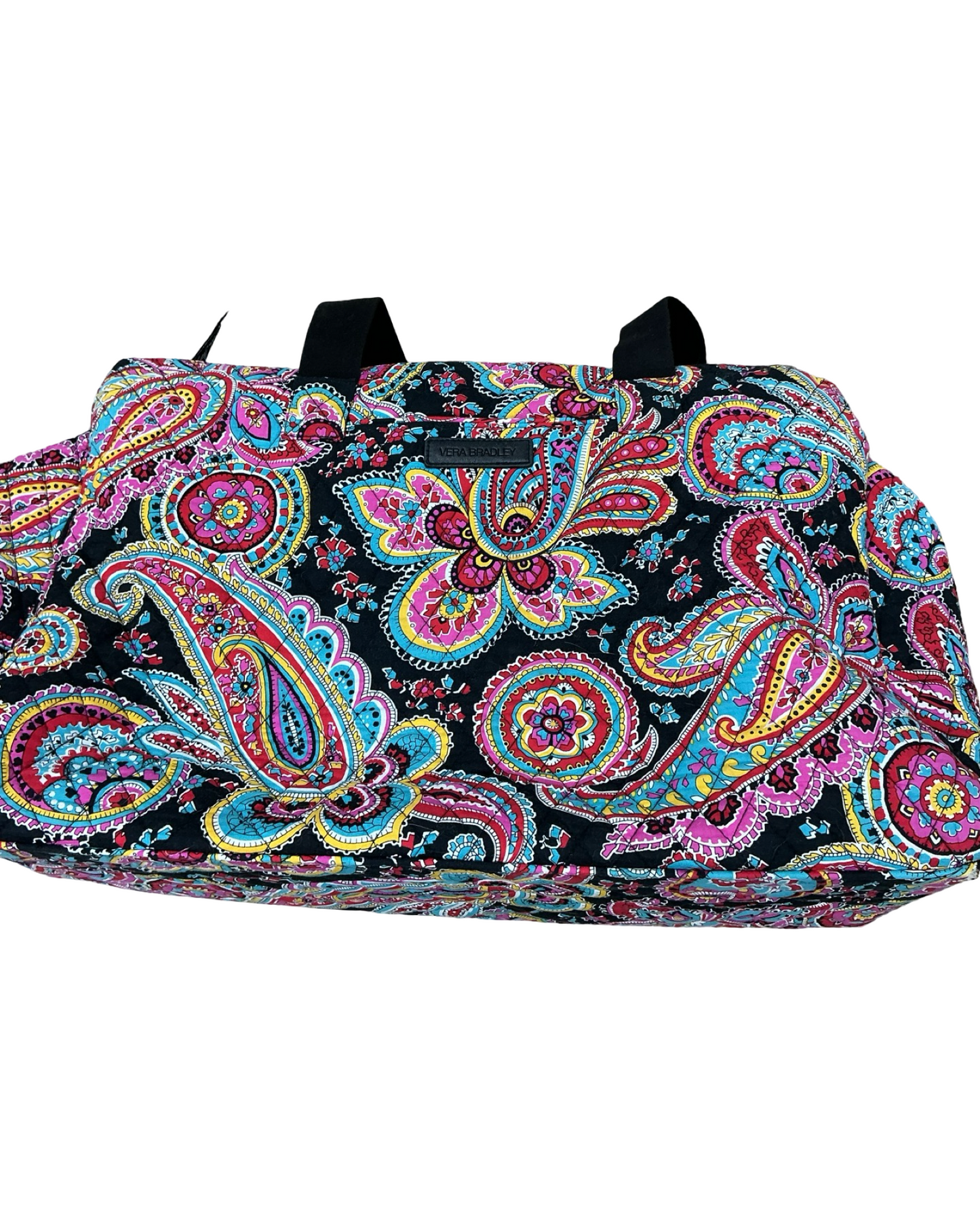 Duffle And Weekender By Vera Bradley In Black & Pink, Size:Large