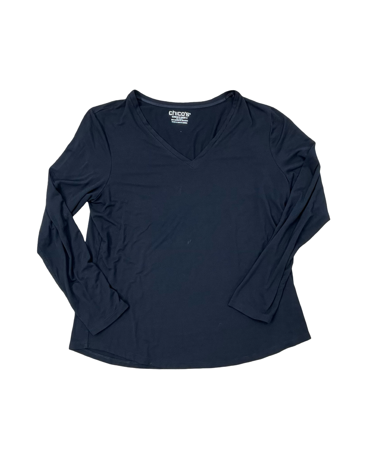 Top Ls By Chicos In Black, Size:L