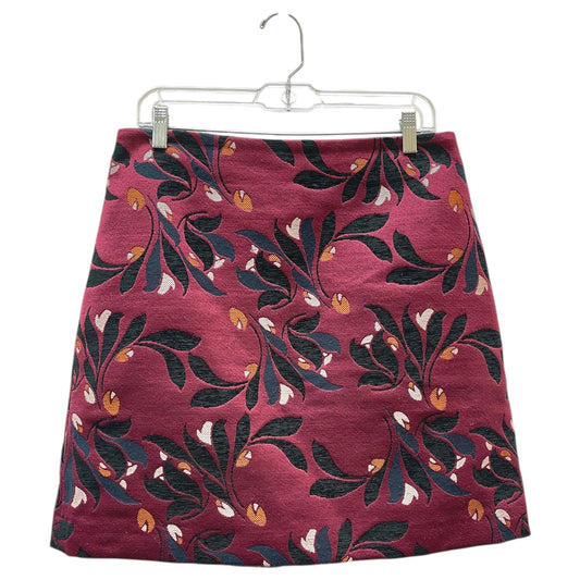 Skirt Mini & Short By Ann Taylor In Maroon, Size:8