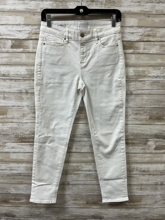 Jeans Skinny By White House Black Market In White, Size:0