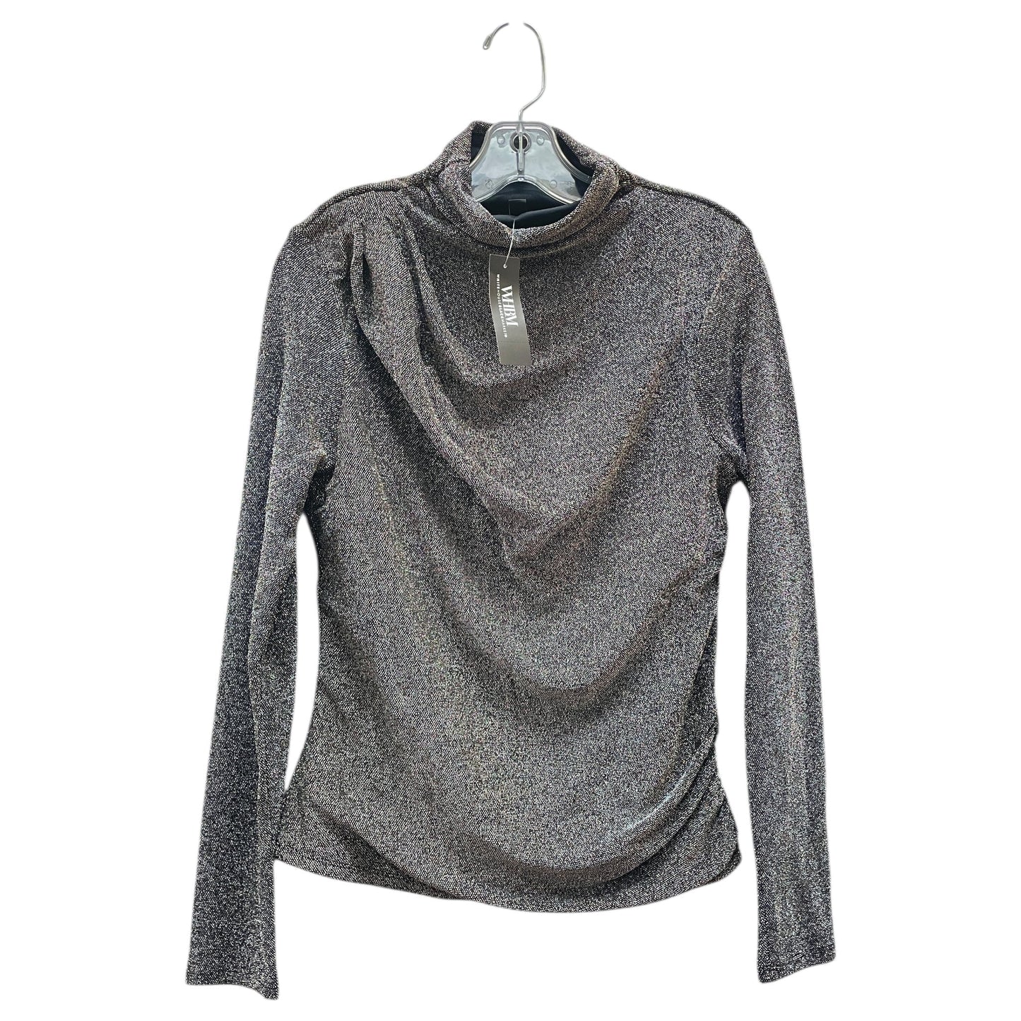 Top Ls By White House Black Market In Black & Gold, Size:M