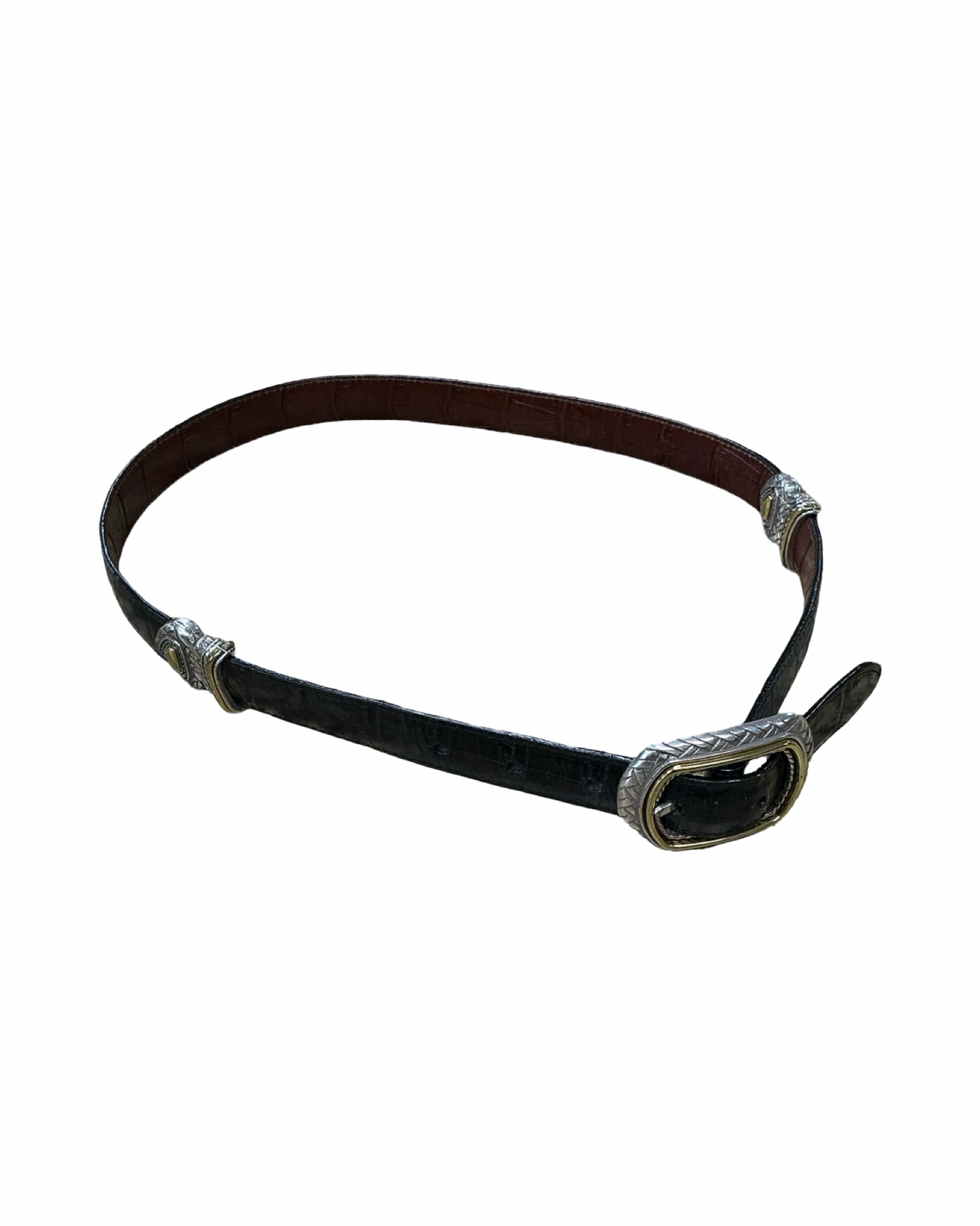 Belt Leather By Brighton In Black & Brown