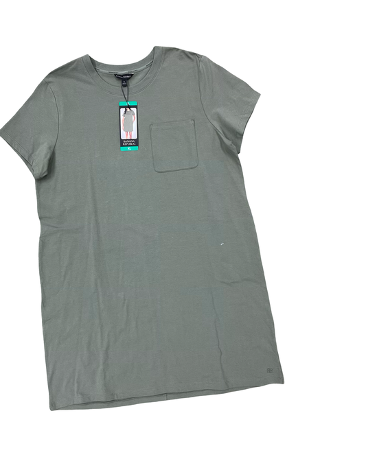 Dress Casual Midi By Banana Republic In Green, Size:Xl