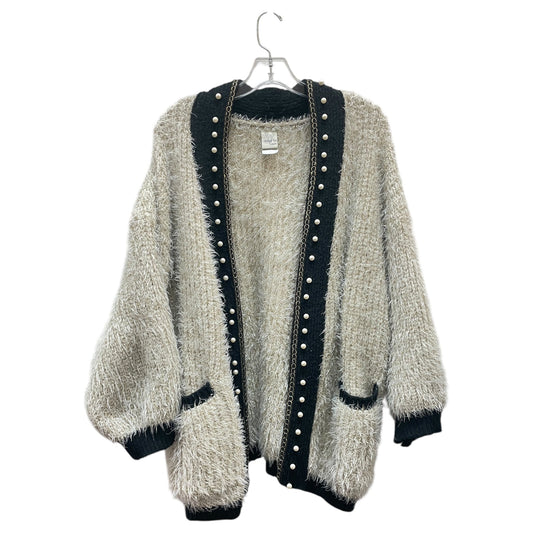 Cardigan By Cme In Black & Gold, Size:Xl