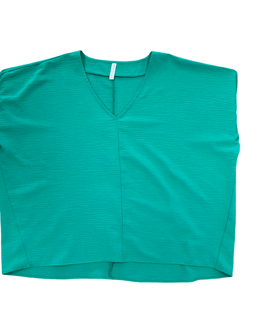 Top Ss By Zenana In Green, Size:Xl