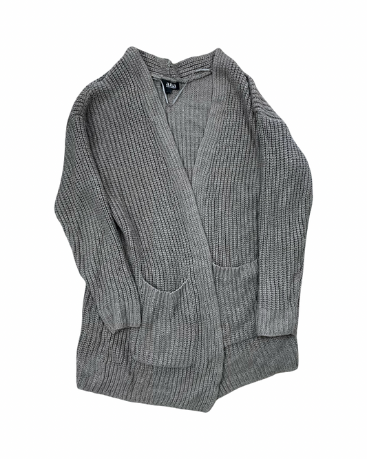 Sweater Cardigan By Ana In Taupe, Size:Xl