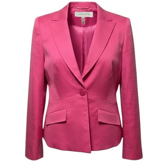 Blazer Designer By Escada In Pink, Size: M