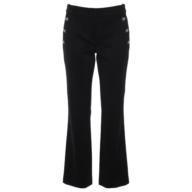 Velvet Sailor Pants By Maison Damelie X Anthropologie In Black, Size: 6