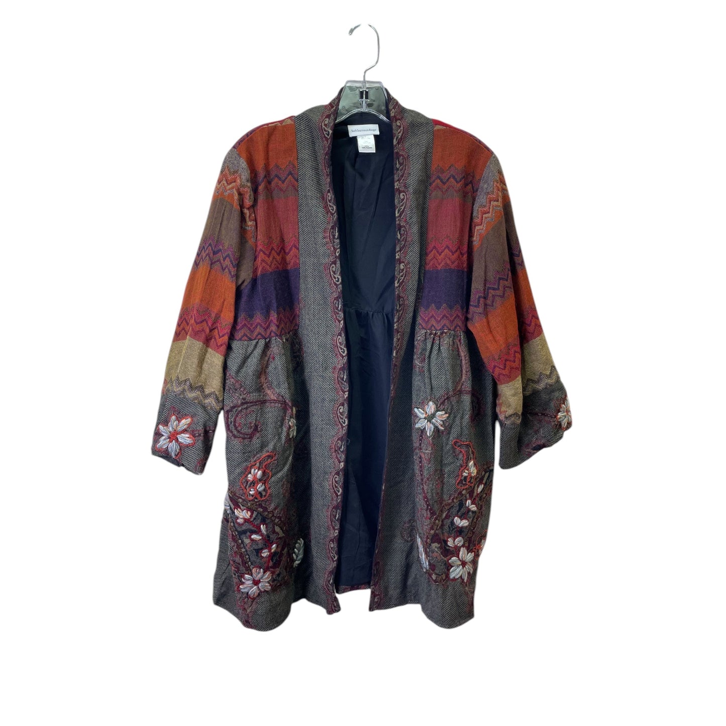 Cardigan By Soft Surroundings In Brown, Size:L