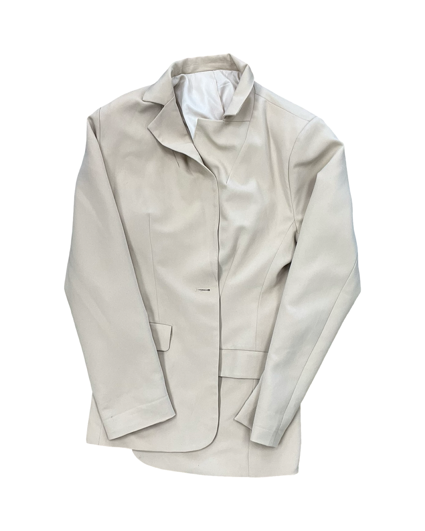 Blazer By Clothes Mentor In Beige, Size:L
