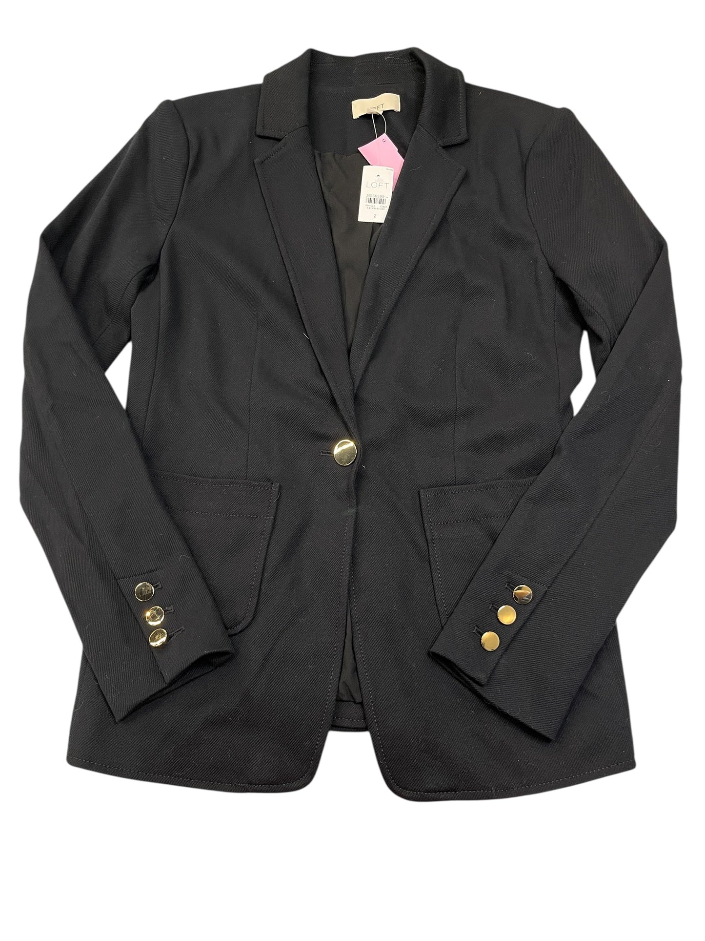 Blazer By Loft In Black, Size:Xs