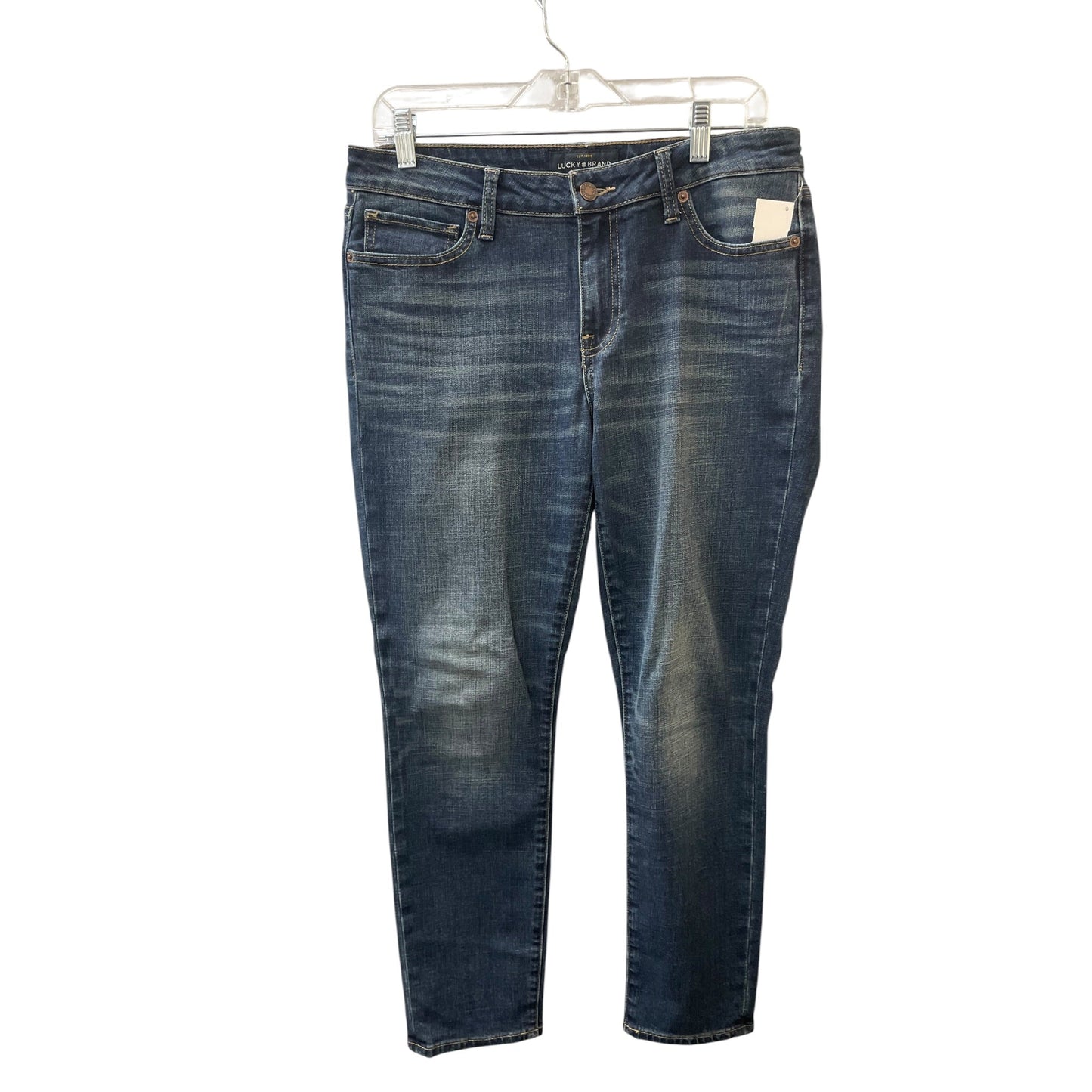 Jeans Boot Cut By Lucky Brand In Navy, Size:0