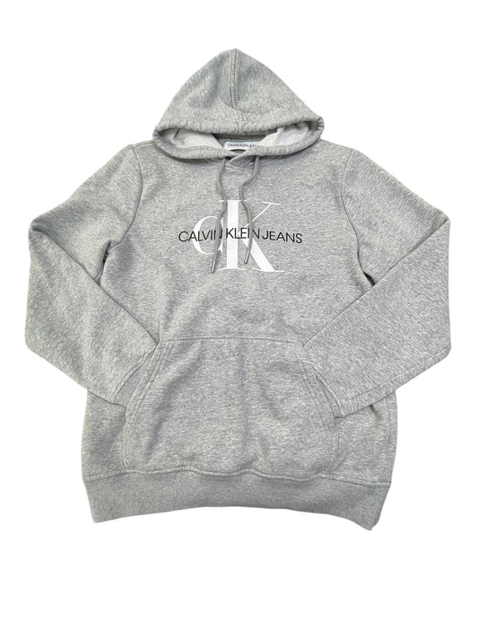 Sweatshirt Hoodie By Calvin Klein In Grey, Size:M